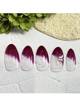 サロンR/斜めフレンチネイル