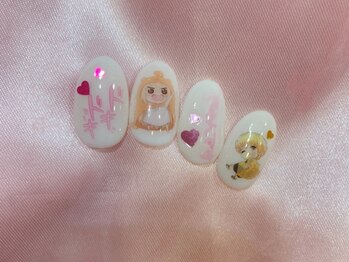 フィオナ 大久保店(Fiona)/【痛ネイルサンプル】透過素材