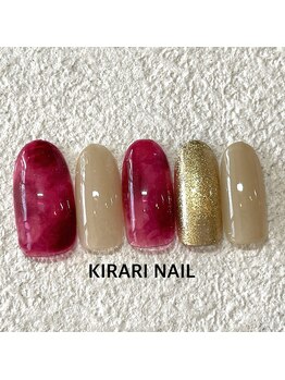 キラリ ネイル(KIRARI NAIL)/定額コース★¥7150デザイン