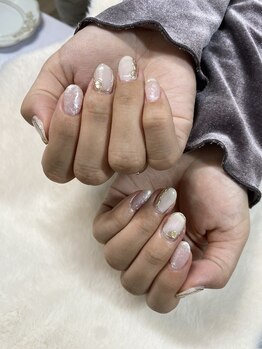 はあとねいる 宇都宮御幸ヶ原店/ミラーネイル