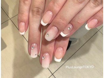 プルースラウンジ トウキョウ(Plus Lounge TOKYO)/ホワイトネイル♪[原宿/ネイル]