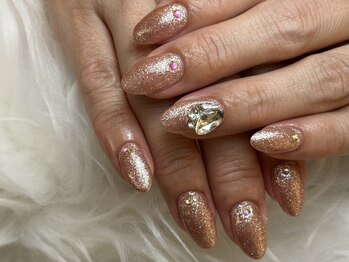 アユラ(AYURA)/ラメワンカラーネイル