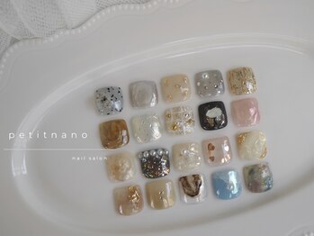 プチナノ(petitnano)/(FOOT)親指サンプルアート
