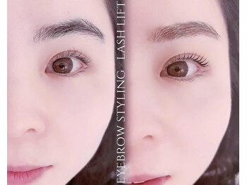 まつげエクステサロンフレル銀座/眉まつげセット：natsumi