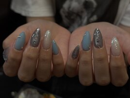 くすみブルー マグネット