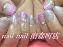 ネイルネイル 南森町店(nailnail)/ラブリー過ぎないピンクラメ♪