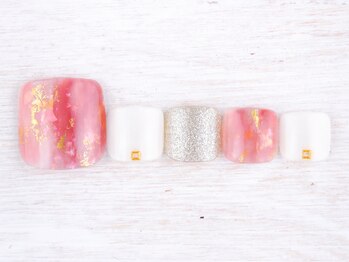 ネイルサロン シュクレ(sucre)/フットネイル￥10120