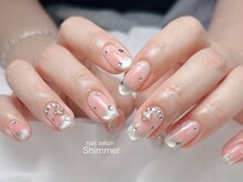 シマー(Shimmer)/チークネイル×マグネットグラデ