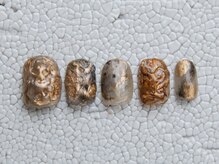 ルフトエーデ(LUFT Ode)/【Art 10】Gold質感ネイル