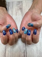 ネイルベース ネイル ケア サロン ミウラ(miura)/イルミネーションネイル