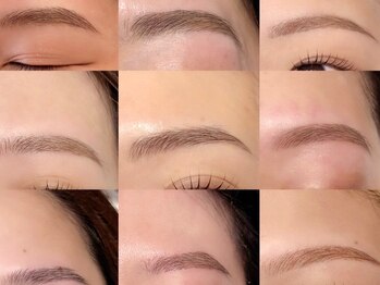 aura.（オーラ）まつげパーマ/眉毛/マツエク【5月上旬 NEW OPEN（予定）】の写真/【歴13年の凄腕技術】顔分析で叶える“似合わせ眉”◎骨格に合わせた【美眉スタイリング】で印象を劇的UP♪