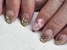 メルシー ネイル(mercii nail)/桜のレースDesign
