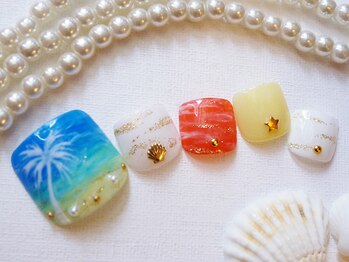 ネイルサロンレアリッチ 銀座店(Rare Rich)/フット定額¥10990カラー変更OK