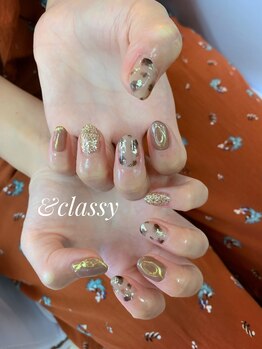 アンドクラッシィ(&classy.)/レオパード×ミラーゴールド