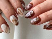 ニコルネイル(nicole nail)/paragel/cafe latte.