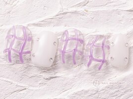 チェックぷっくり韓国¥8050