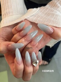 シアーブルー×ロングスカルプ