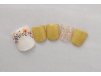 プリッシュ 銀座1丁目店(prish)/6000円　フットネイル