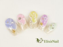 エリクサーネイル 神田(Elixir Nail)/やり放題/クーポン使用