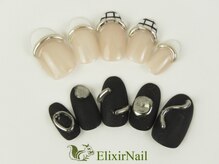 エリクサーネイル 五反田(Elixir Nail)/定額c やり放題/クーポン使用