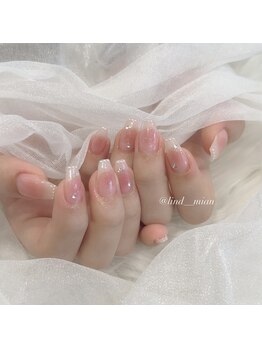 リンドネイル バイ モカ アンド ララ(Lind nail by moca and LaLa)/チークネイル