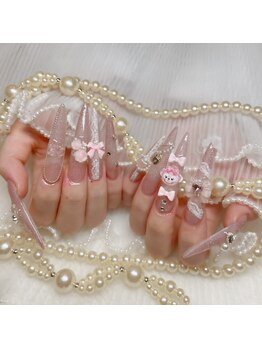 アイカ(Aika)/可愛い詰め込みネイル