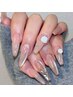 チップ長さだし10本＋90分アート　15700円