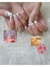 雪ネイル