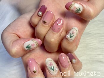 春☆推し概念ネイル持込デザイン