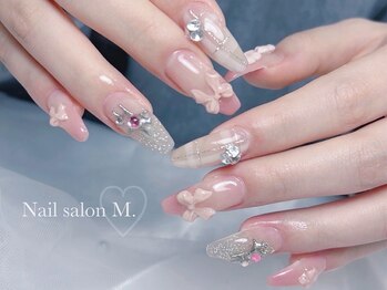 エム(M.)の写真/イベントやライフスタイルに合わせたナチュラル可愛いネイル☆指先から見るだけで気分UPのデザインに♪