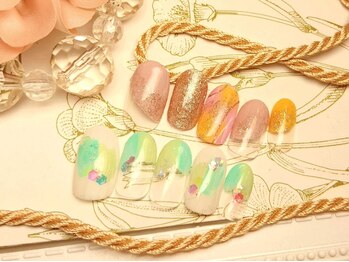 ネイルアンドアイラッシュ リラ 東三国店(Rela)/Relaスぺ☆コース6500円