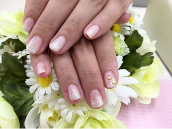 プルミエ ネイル(Premier Nail)/シルバーラメグラ♪星スタッズ