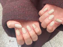 アイネイルズ 渋谷店(I nails)/シンプルミラーニュアンス￥7560