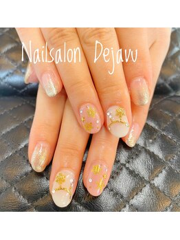 デジャヴ(Dejavu)/定額雪の結晶ネイル