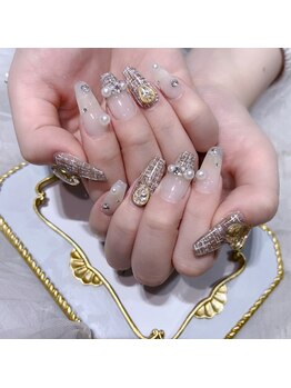 クイーンズビューティーサロン 新宿本店(Queen's beauty salon)/チップ長さだしやりつけ放題