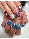 ぷっくりネイル