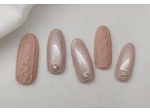 スピードネイル アンド アイ 宮交シティ店/#127 【ニット柄×マグネット】