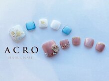 アクロネイル アンド アイ(ACRO NAIL&EYE)/2024 12月　定額フットデザイン3