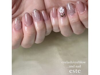 ラミュウ 国立(LA.MIU)/ぷっくりフラワーネイル 国立