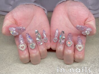 インネイルズ(in.nails)の写真/ハイクオリティー&高コスパで可愛い・華やか・理想のネイルを☆人と被らない自分だけのこだわりの指先に♪