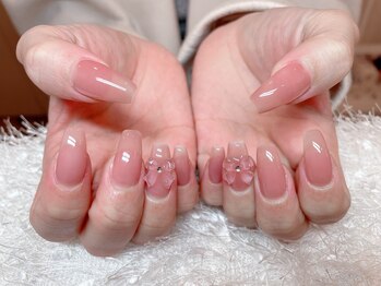 レアネイル 新宿(le'a nail)/ちゅるかわリボン