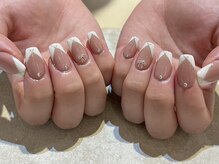 ネイルズ ララ(nails Lala)/クロスフレンチネイル