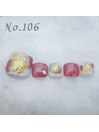 フットネイル：No.106