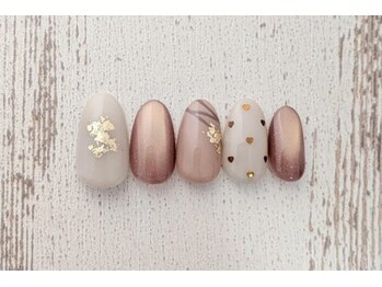 バレンタインネイル 新規5800円