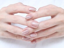 lieNAIL/マグネット×ラメフレンチ