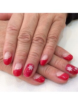 シャンネイルケアサロン(Shan Nail caresalon)/シースルーレッド