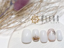 ネイルアンドアイラッシュ ブレス エスパル山形本店(BLESS)/大粒ストーンがキラリ☆