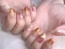 ジョアアンジェ 京橋店(joieange)/光沢×ニュアンスネイル