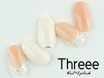 スリーネイルプラスアイラッシュ(Threee Nail+Eyelash)/アートネイル