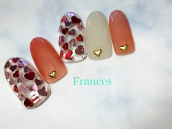 フランセス(Frances)/バレンタインネイル